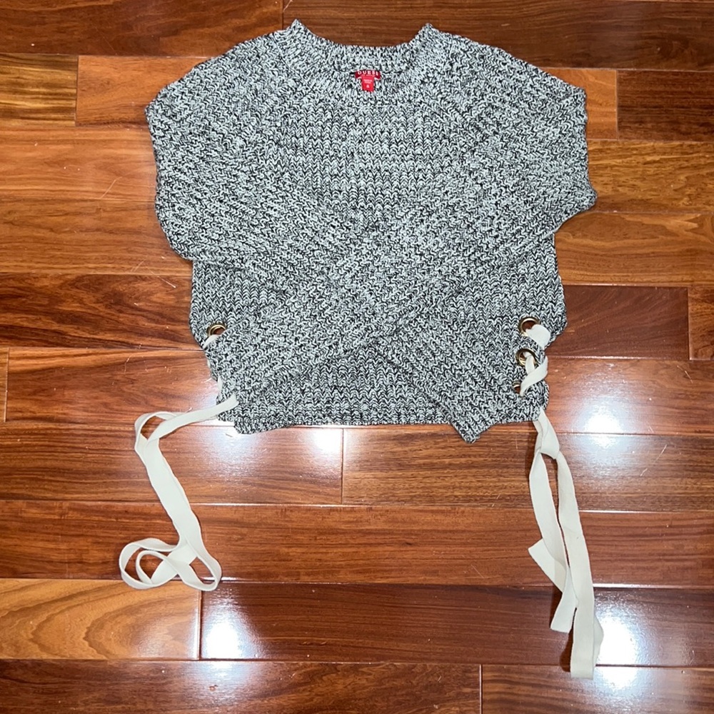 GUESS lightly worn cropped sweater size M